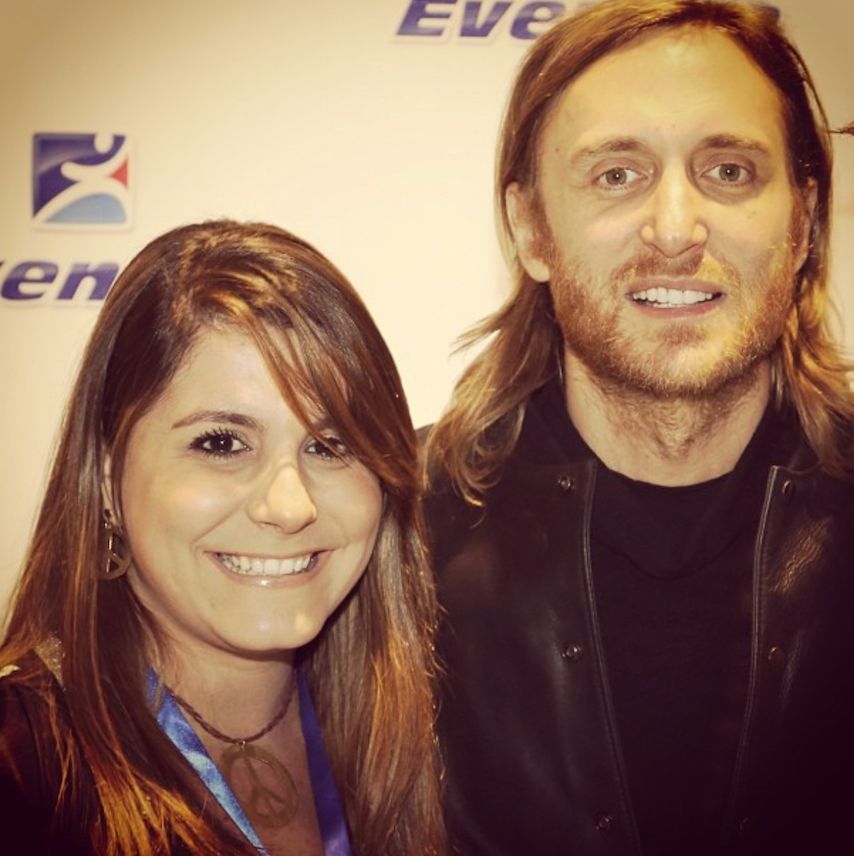 #TBT Nuestra CEO junto al DJ @DavidGetta en su rueda de prensa en #Venezuela 
AÑO 2013