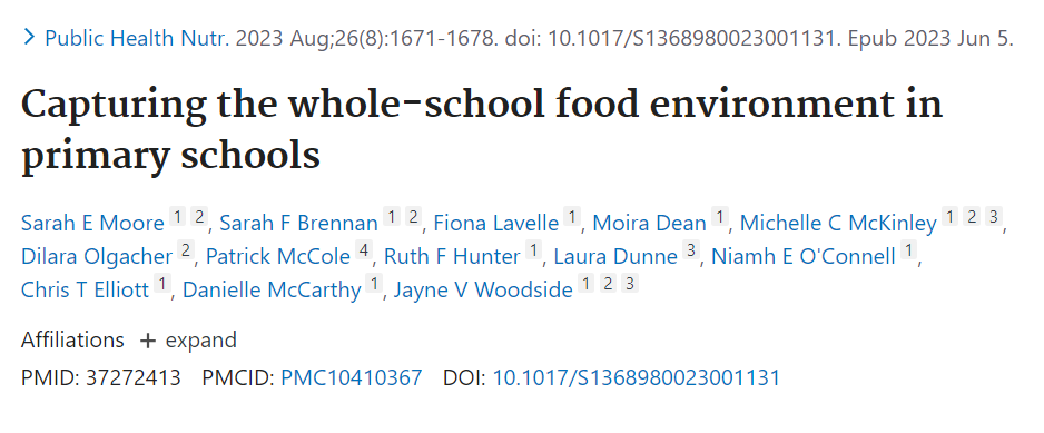 GENIUS School Food Network (@geniussfn) on Twitter photo In Project DAIRE, we developed an instrument to assess the whole-school food environment in primary schools 🍎
The instrument can measure whole-SFE and also enabled identification of recommendations to enhance SFE
Read now ➡️ bit.ly/4f92vdc
<a href="/NS_Publications/">Nutrition Society Publications</a> In Project DAIRE, we developed an instrument to assess the whole-school food environment in primary schools 🍎
The instrument can measure whole-SFE and also enabled identification of recommendations to enhance SFE
Read now ➡️ bit.ly/4f92vdc
<a href="/NS_Publications/">Nutrition Society Publications</a>