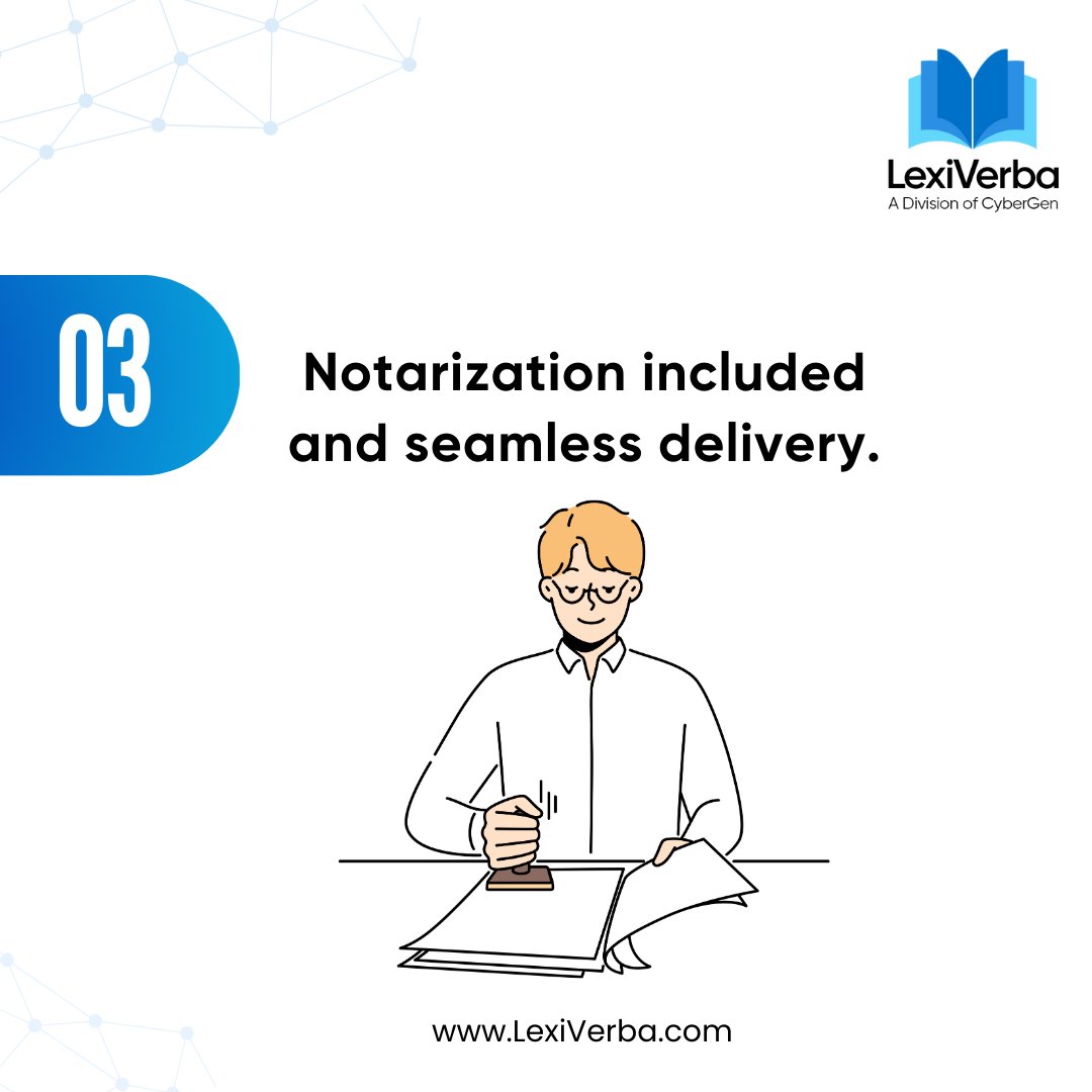 lexiverba's tweet image. Your reliable choice for accurate document translation. From document translation to notarization, we ensure every step of your process is handled with care.

#AccurateTranslation #NotarizationServices #TranslationExperts