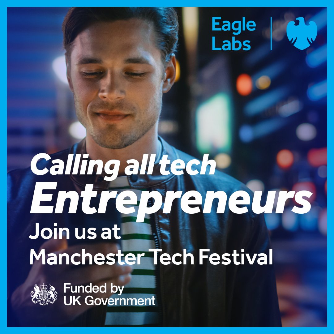 We're a headline sponsor at Manchester Tech Festival 🥳 

We'll be on hand on 6 and 7 November to talk to you about all the ways we can support your business, you can book a one-to-one with a mentor and we'll be hosting a session on the scaleup stage on 7 November at 11:30