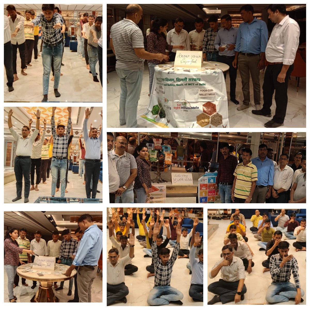 Today on 17.10.2024 Dist North East organized Yoga cum Millet awareness program to urge citizens to embrace sustainable, stress-free lifestyle by making Yoga and Millets part of their lifestyle.
#Millets Small but mighty #yoga the art of transformation <a href="/NehaBansal31/">Neha Bansal 🇮🇳</a> <a href="/fssaiindia/">FSSAI</a>
