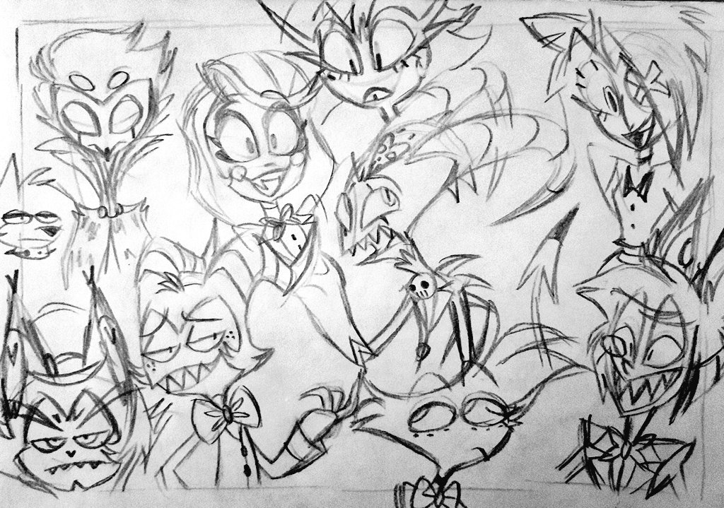 SVickula_Art's tweet photo. Doodlepage #Hellaverse #Helltober https://t.co/RK7hsdw8qb