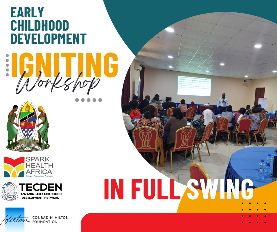 sparkhealthAFRO's tweet photo. 🌟 We’re thrilled to announce that our Early Development - Igniting Workshop is in full swing! 🎉 Working alongside the Government of Tanzania, we’re on a mission to elevate the Early Childhood Development ecosystem. Together, we're unlocking opportunities and empowering the f... https://t.co/bxWEEcY4Nr