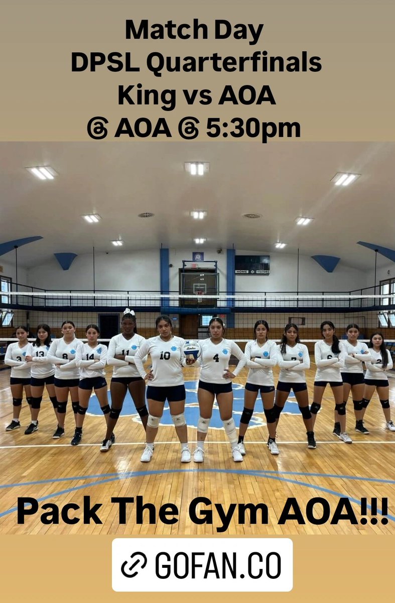 Ticket Link Is In The Profile...
<a href="/DpscdA/">DPSCD Athletics</a>