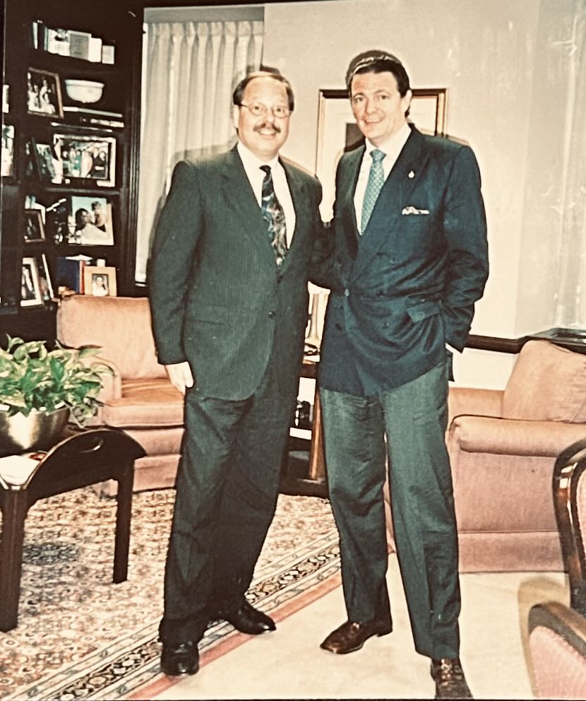My favorite Puerto Rican from Banco Popular Richard Carrión when we were young.  He helped me so much thank you