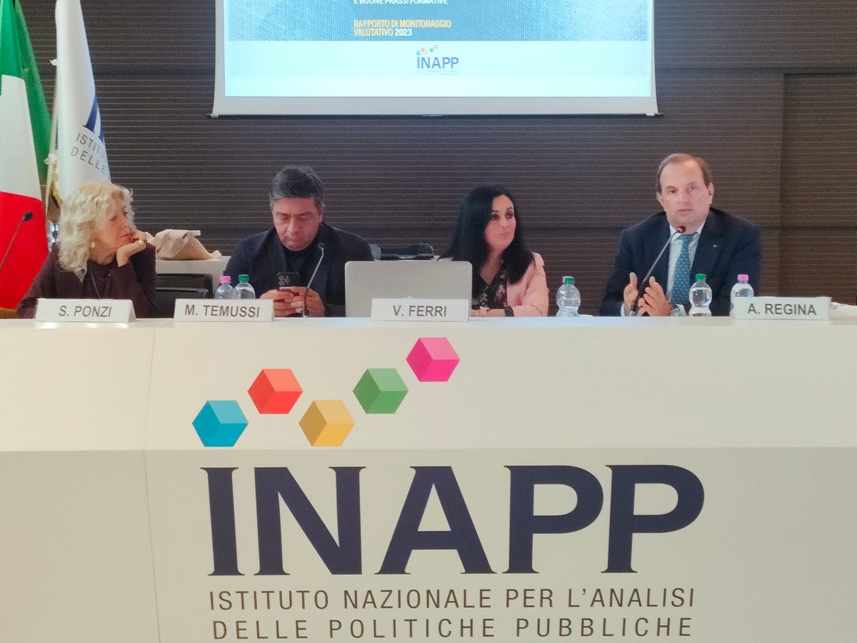 InappGov's tweet photo. Il seminario di oggi è terminato con le conclusioni del presidente #INAPP, N.Forlani. 
Il presidente di #Fondimpresa, A.Regina, ha introdotto la tavola rotonda sulle politiche attive del #lavoro a supporto delle transizioni lavorative.

▶️ https://t.co/cukBegYyZP

#17ottobre https://t.co/pW7MtxznIR