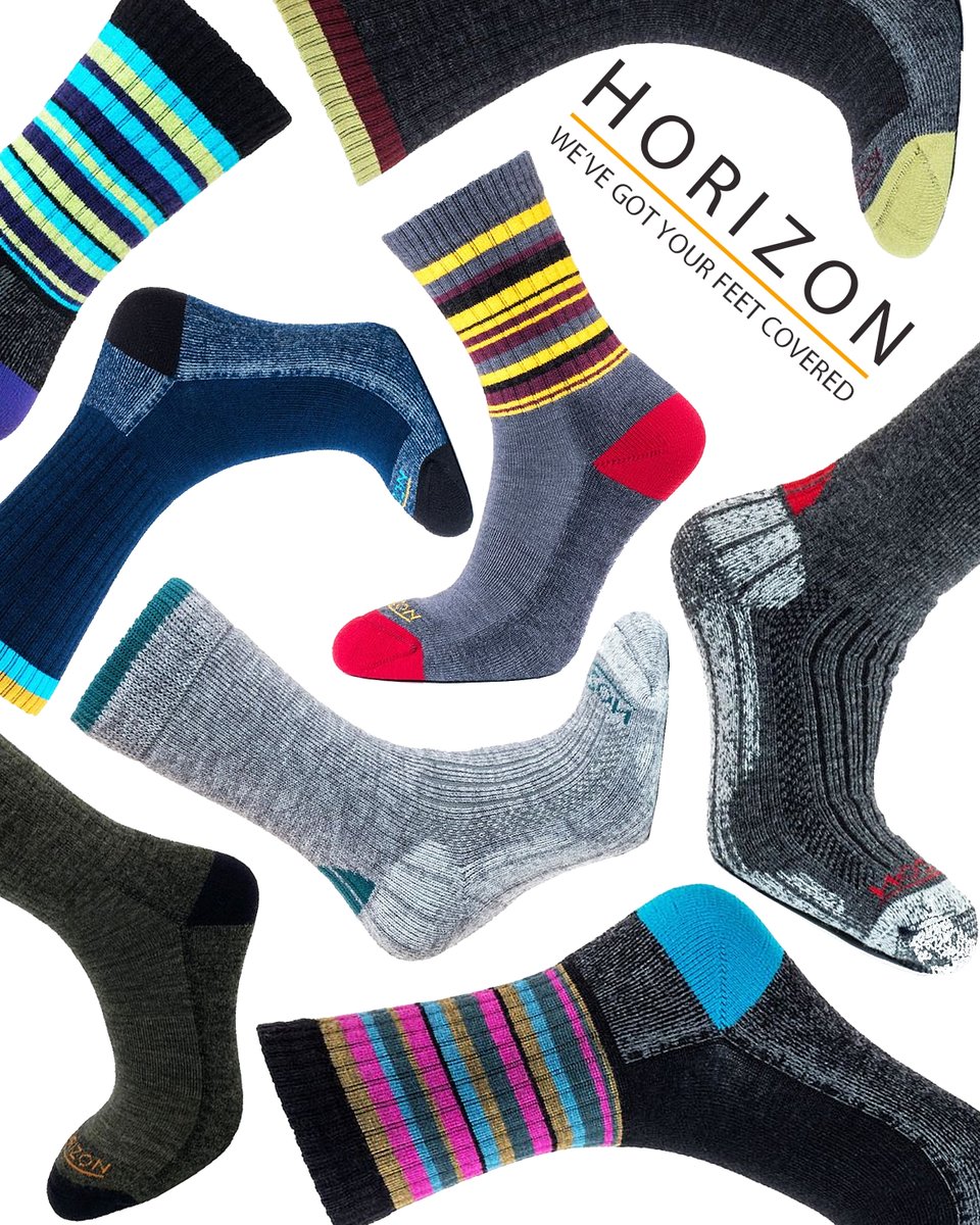 Castleberg's tweet image. New Horizon socks. We have a huge range of colours and models. Made with NASA technology why not give them a try.

See the link below for more information
castlebergoutdoors.co.uk/more.../horizo…