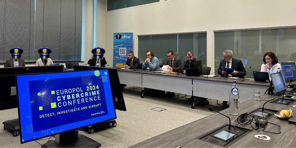 ecteg's tweet photo. 🎙️Presenting eFirst & Decrypt at the @EC3Europol #Cybercrime Conference 2024!
The panel “Which capacity building is needed to support cooperation in the fight against cybercrime?” is a great opportunity to share the latest #ECTEG developments with this community, as examples of cooperation possibilities.
➕ info: https://t.co/1E6soYHznn
#CyberConf24 #CyberWeeek #securityEU
