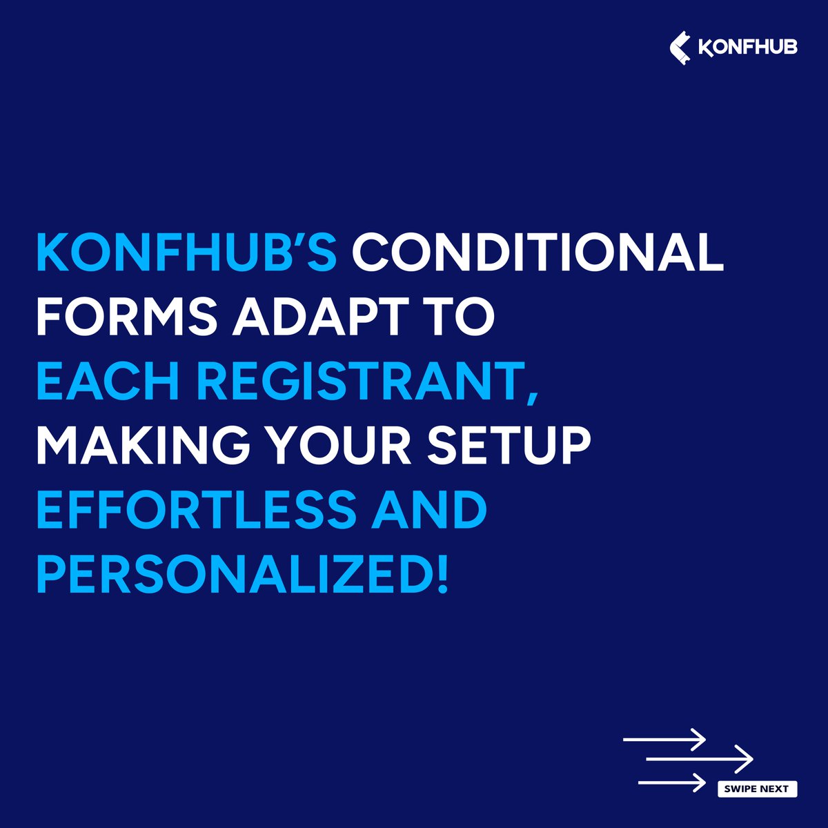 KonfHub's tweet image. Unlock the magic of personalized event registration with KonfHub&apos;s Conditional Forms! 🎉✨ 
Effortless setup, smarter data collection—let your event shine! 🌟

Check out this blog to know how - blog.konfhub.com/introducing-cu… 

#EventManagement #ConditionalForms #KonfHub