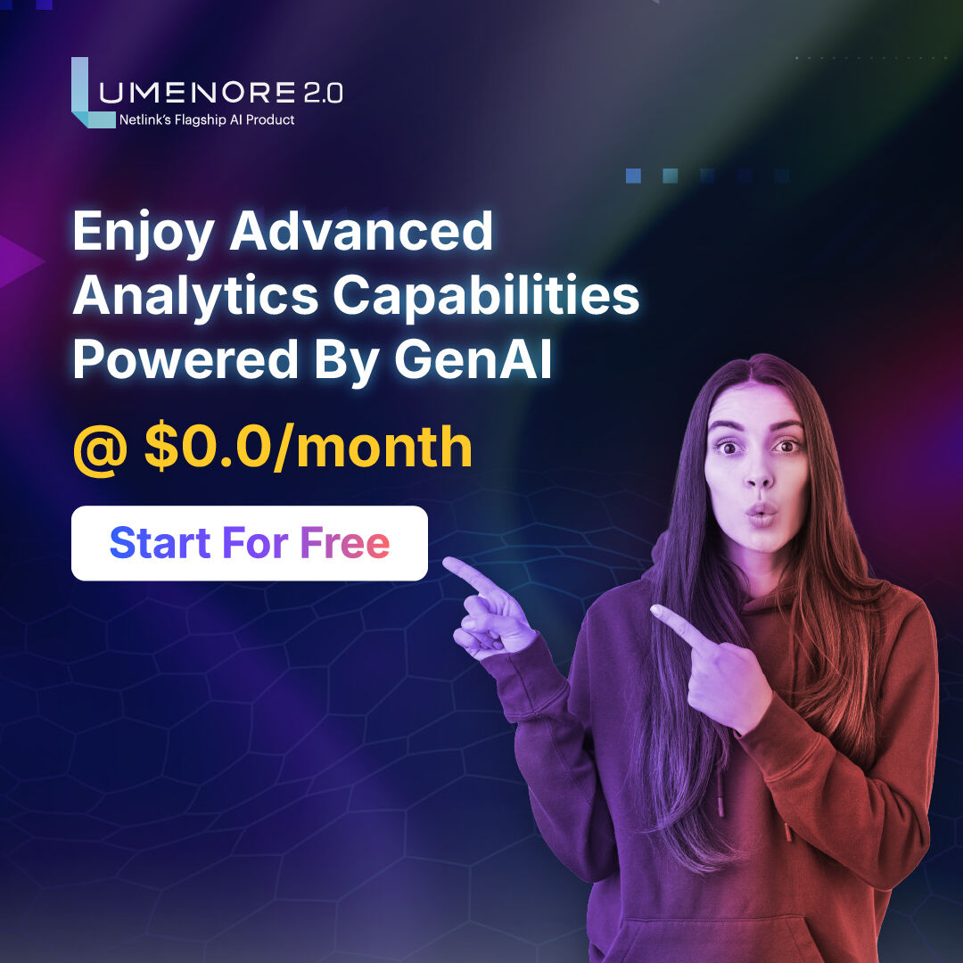 Great tools don’t have to come with a price 💰.

Experience the power of an enterprise #dataanalyticsplatform without spending a penny with Lumenore Grow.

It’s completely free! Really.

Curious? Start your free journey with Lumenore now: bit.ly/3znNuEX