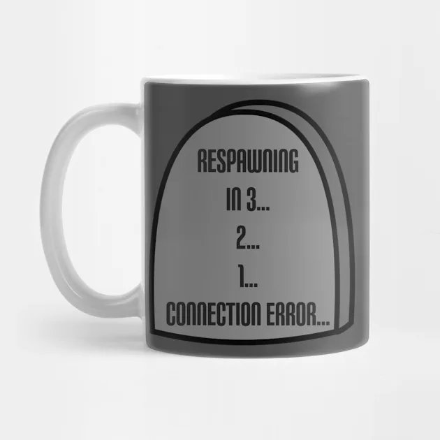 JacCalBrothers's tweet photo. I hate when this happens! Check this out on @TeePublic! https://t.co/ea7LbfkgYI

#teepublicdesign #teepublic #teepublicartist #graveyard #Halloween #gaming #videogames #funny #memes #respawn #error https://t.co/xoanoxDo8T