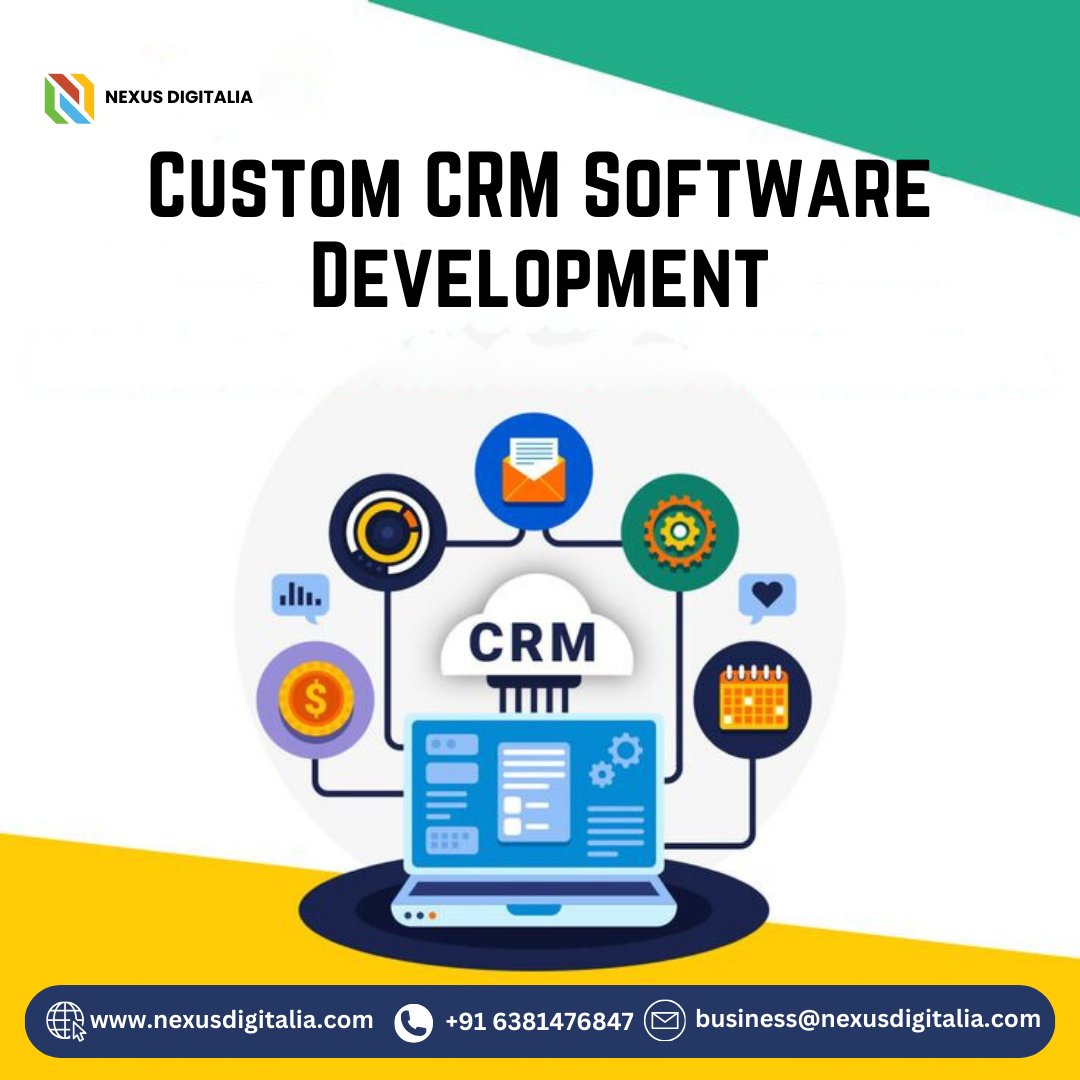 Nexusdigitalia's tweet image. Custom CRM software development can streamline your customer interactions.
We develop CRM solutions that are tailored to your needs.
#nexusdigitalia #customcrm #crmsoftwaredevelopment #customerrelationshipmanagement
#crmsolutions #customerexperiencemanagement