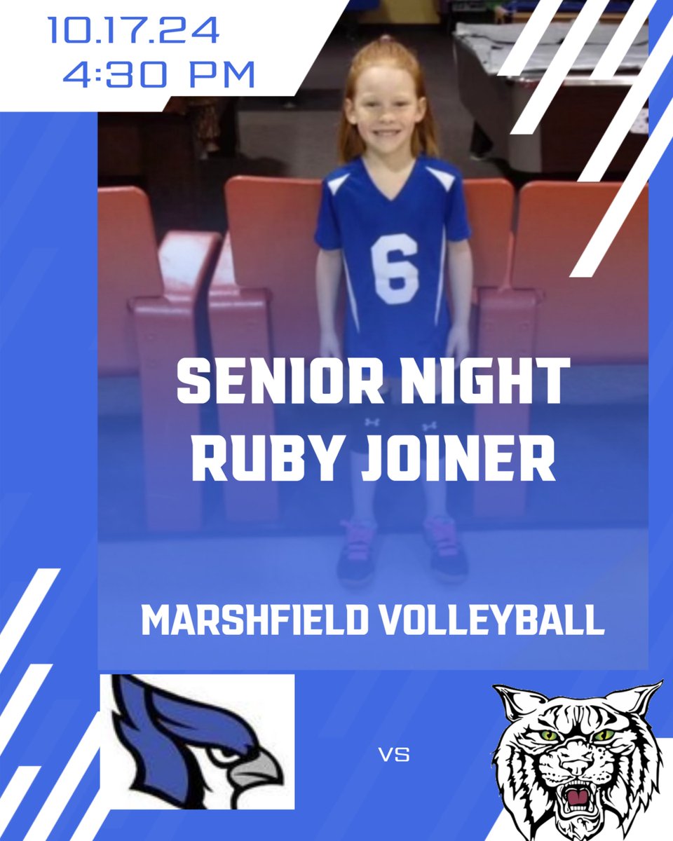 The Volley Jays take on Rogersville tonight on SENIOR NIGHT. Come out and support Ruby Joiner and the team in their last game of the season before Districts. #bluejaypride