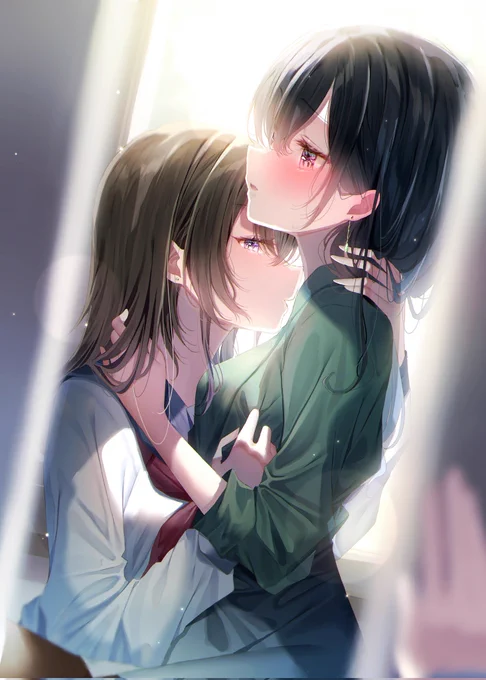 見つかったら大変だね、先生#創作百合 