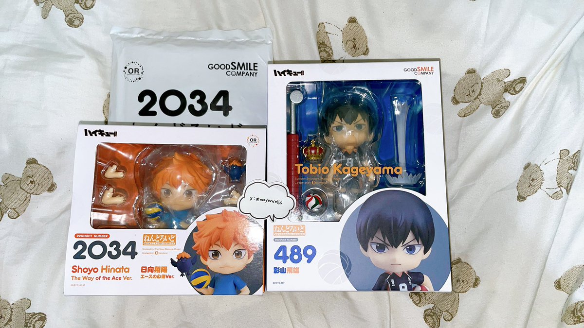 mayensells's tweet photo. wts lfb ph

౨ৎ Haikyuu Nendoroid MISB
— Nendoroid 2034 Shoyo Hinata Way of the Ace version: ₱2,800
— Nendoroid 489 Tobio Kageyama (Re-Run): ₱2,000

— SET ₱4,600
— open for installment, will ship once fullypaid

⊹₊⟡⋆ read: https://t.co/32FElFzcyz

t. hq haikyu gsc nendo https://t.co/VIRrXeGHf1