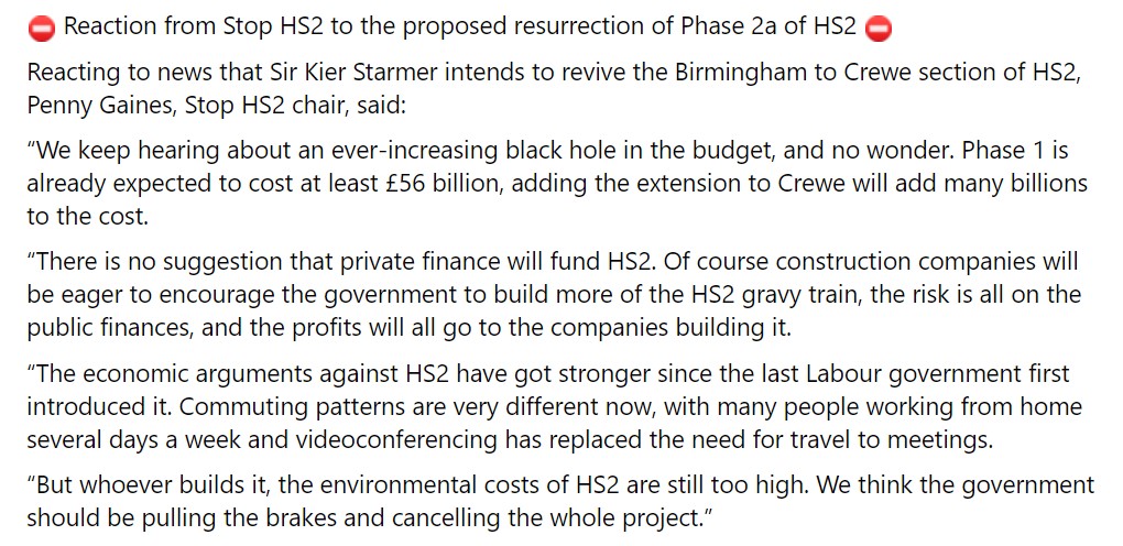 stophs2's tweet image. #HS2 #StopHS2