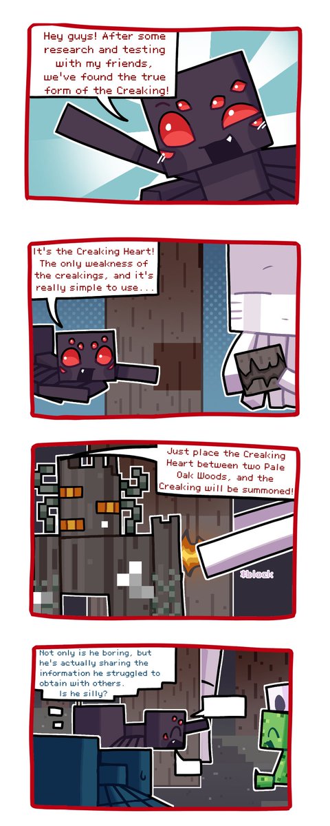 Hclip_CB3's tweet photo. Monster School: The Creakings part 2 (practice course)
To Be Continue
#Minecraft #minecraftcreaking #willcraft #willcraftmonsterschool #minecraftmonsterschool #fanart #digitalart #monsterschool https://t.co/LH9lwPJpw5