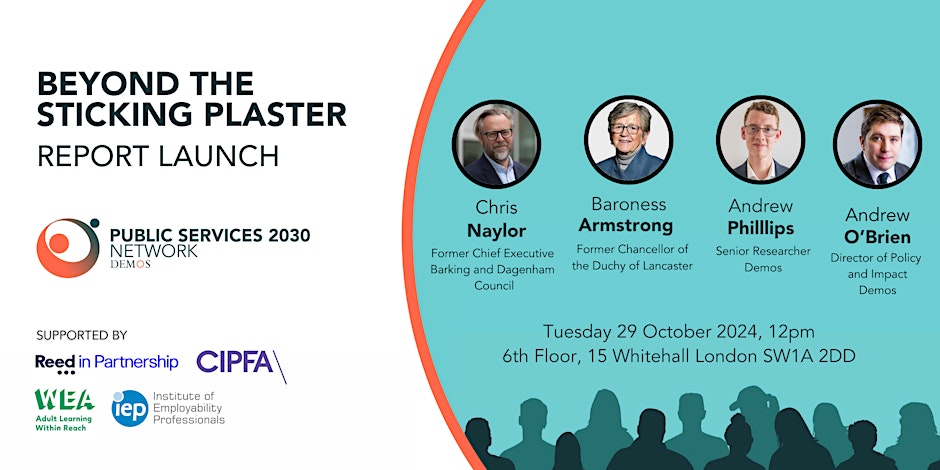 Really excited for this - <a href="/Demos/">Demos</a> launching new report on fixing local government finances.

Delighted Baroness Hilary Armstrong and <a href="/publicnaylor/">Chris Naylor</a> are joining us to discuss.

Sign up here: eventbrite.co.uk/o/demos-839513…
1/2