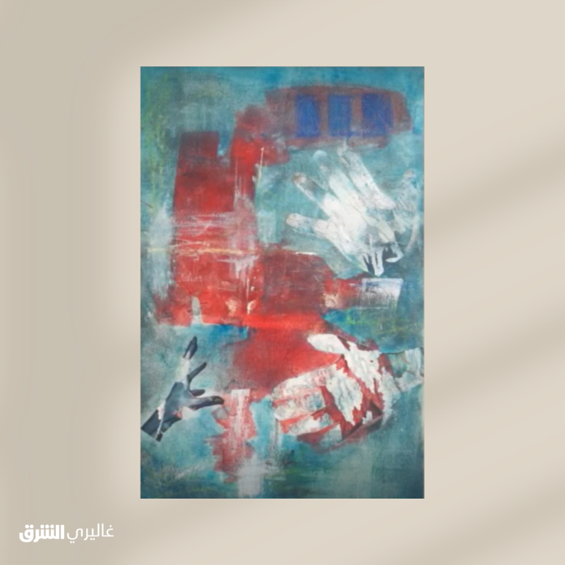 galleryasharq's tweet photo. الفوضى...زيت على قماش من عمل الفنان #اللبناني نجا كيريلوس #غاليري_الشرق