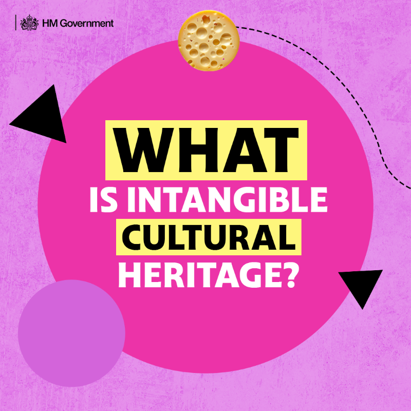 DCMS's tweet photo. It's the first ever International Day of the Intangible Cultural Heritage. But what does that mean?

It's a @UNESCO day where we promote different cultures and celebrate heritage - past and present

More updates on ICH coming soon...