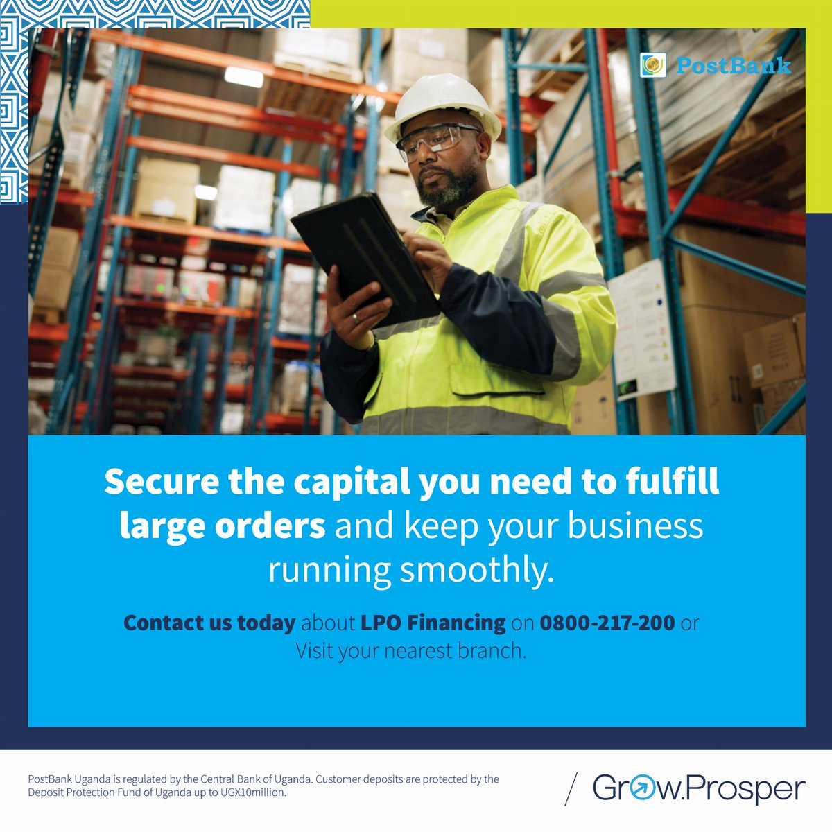 pearlbank_ug's tweet image. Need capital to fulfill big orders? 

Our LPO Financing ensures that you have the funds to deliver on time and meet your business goals.  

Contact us today on 0800-217-200 and learn how our LPO Financing can work for your business.  

#LPOFinancing #FinanceSolutions