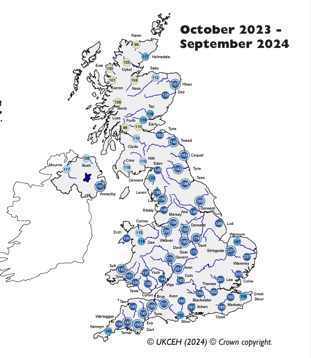 Derek Brockway - weatherman (@derektheweather) on Twitter photo A number of places in the #UK have had their wettest hydrological year on record!
The hydrological year runs from 1st October to 30th September.
The latest monthly summary from the National River Flow Archive can be found here >nrfa.ceh.ac.uk/monthly-hydrol… via <a href="/UK_NRFA/">UK National River Flow Archive at UKCEH</a> A number of places in the #UK have had their wettest hydrological year on record!
The hydrological year runs from 1st October to 30th September.
The latest monthly summary from the National River Flow Archive can be found here >nrfa.ceh.ac.uk/monthly-hydrol… via <a href="/UK_NRFA/">UK National River Flow Archive at UKCEH</a>