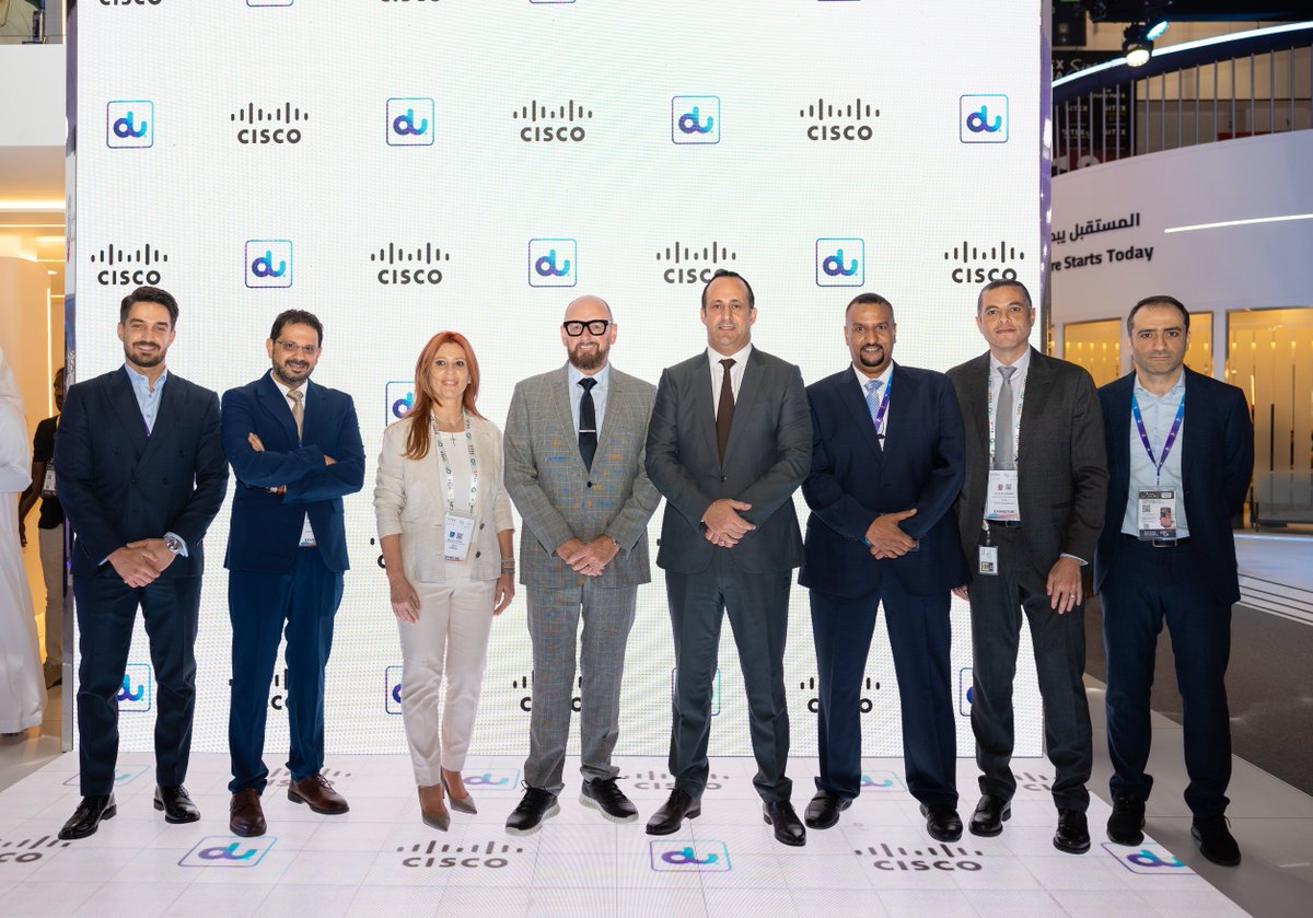 Today, du launched its new technology suite, ‘Enterprise Plus’, built on Cisco's Catalyst SD-WAN solution.

With advanced #security and #networking, the solution empowers customers with greater control over bandwidth and traffic management.

<a href="/GITEX_GLOBAL/">GITEX GLOBAL</a> <a href="/dutweets/">dutweets</a> 

#CiscoGITEX