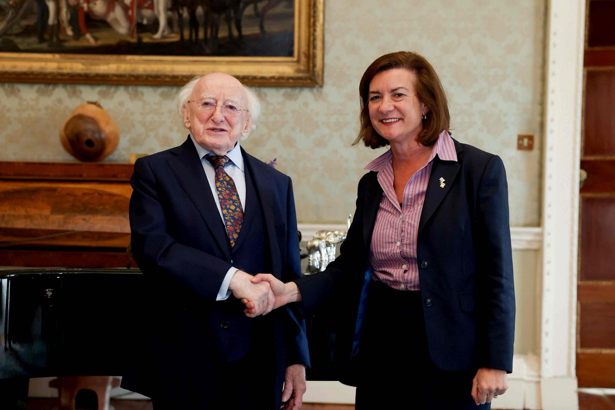 President of Ireland tweet media