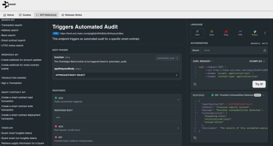 $QNT

Quant is applying AI to Overledger to automate audits 🔥

How the application of AI for automated audits on Overledger by the Quant Network could imply several functionalities and benefits⬇️

1. Efficiency and Speed:

AI can analyze transactions, smart contracts, and other