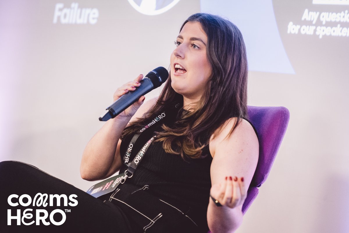 Failure is a good thing... Grace Miller speaks to <a href="/AsifChoudry/">Asif Choudry</a> at #CommsHero