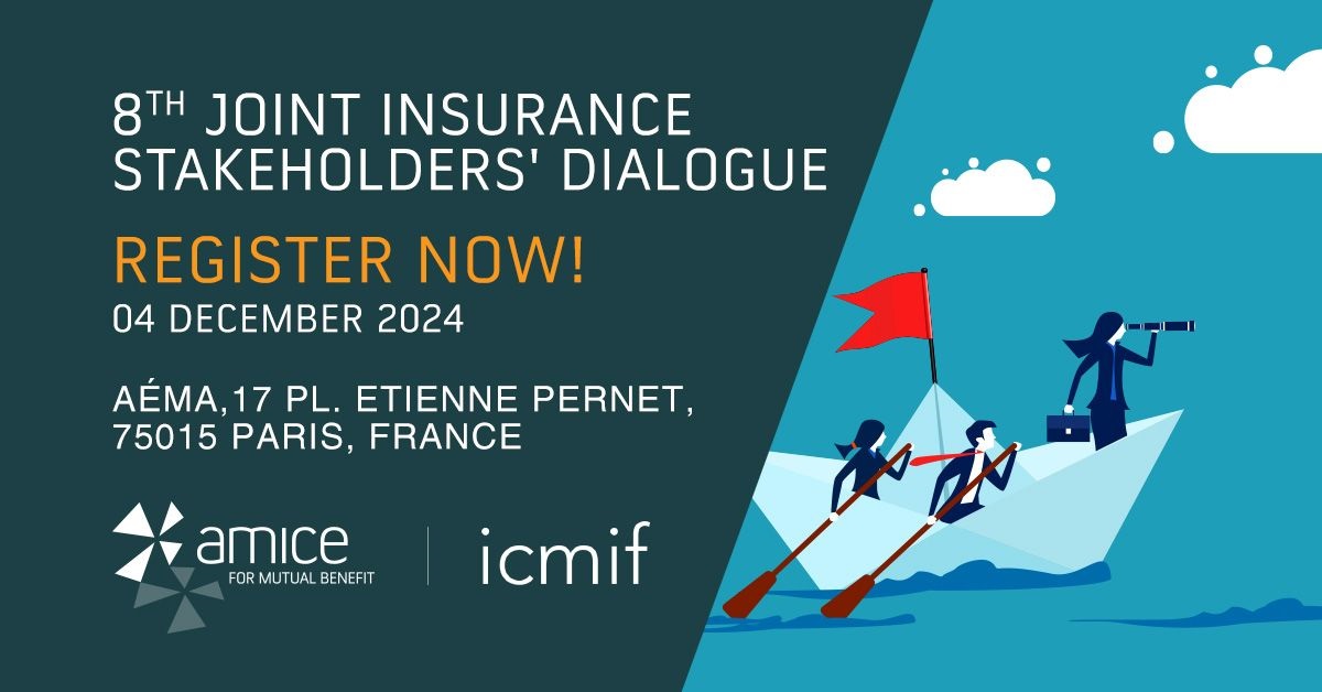 ICMIF (@icmif_web) on Twitter photo View our programme online and register now for the @AMICE_Mutuals/ICMIF joint Insurance Stakeholders’ Dialogue meeting at the offices of <a href="/Aema_Groupe/">Aéma Groupe</a>, Paris, 4 December 2024. icmif.org/insurance-stak…
#mutual #insurance #proudtobemutual View our programme online and register now for the @AMICE_Mutuals/ICMIF joint Insurance Stakeholders’ Dialogue meeting at the offices of <a href="/Aema_Groupe/">Aéma Groupe</a>, Paris, 4 December 2024. icmif.org/insurance-stak…
#mutual #insurance #proudtobemutual