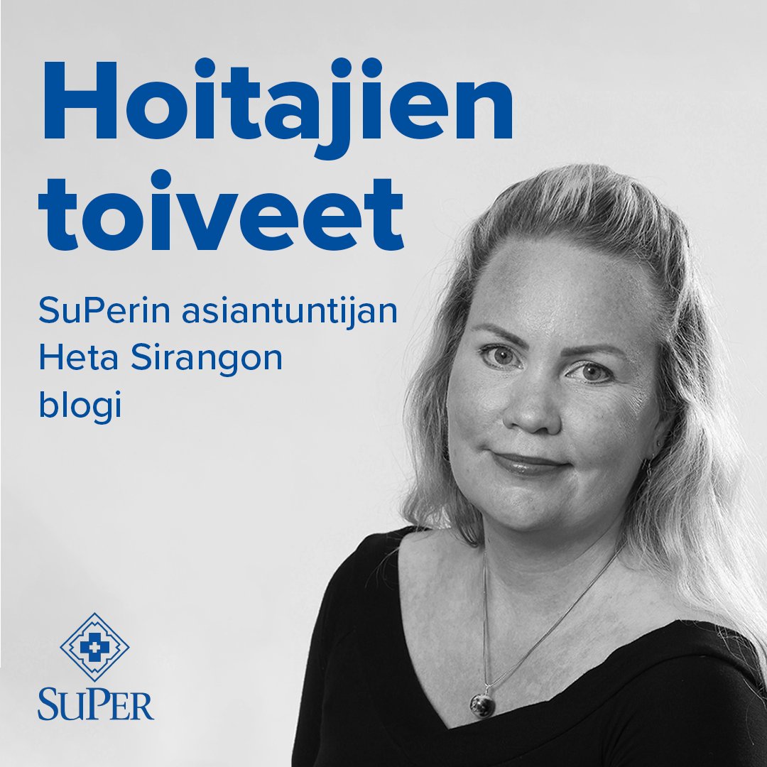 SuPerLiitto's tweet photo. Kun hoitajille annettiin mahdollisuus kertoa työpaikasta, joka vastaisi heidän kaikkiin odotuksiinsa, löydettiin etteivät hoitajat vaadi mitään suurta ja hienoa. Miksi hoitajia sitten syyllistetään liiallisista vaatimuksista? pohtii SuPerin @hetasiranko.
▶️https://t.co/VubqsMLSLv https://t.co/mKZ6LbIElv