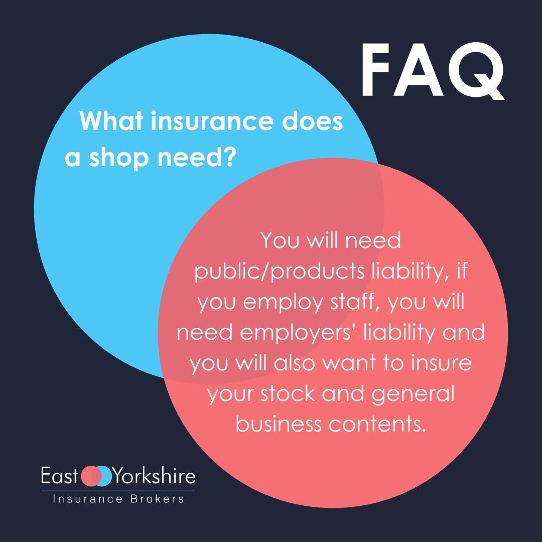 If you own a shop you will need to make sure you have the right insurance.

Shop insurance covers:
✅Public liability
✅Employers' liability
✅Stock
✅Business interruption

Get in touch for a free insurance review today!

Contact us on:
☎️01482 968115

#shopinsurance #eyib
