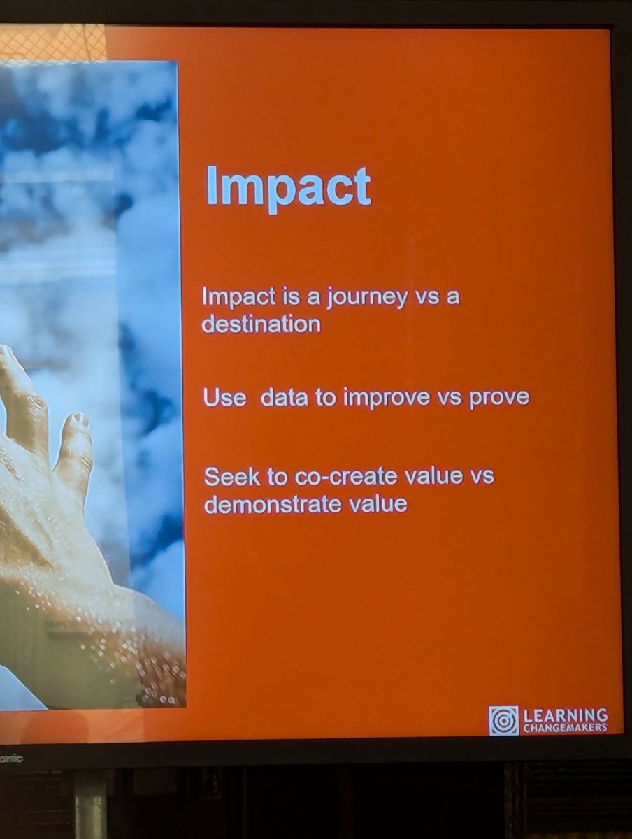 TJ - for trainers, managers and leaders (@trainingjournal) on Twitter photo " Impact is a journey rather than a destination" concludes <a href="/lauraoverton/">Laura Overton's Learning Changemakers</a> #BOTconference " Impact is a journey rather than a destination" concludes <a href="/lauraoverton/">Laura Overton's Learning Changemakers</a> #BOTconference