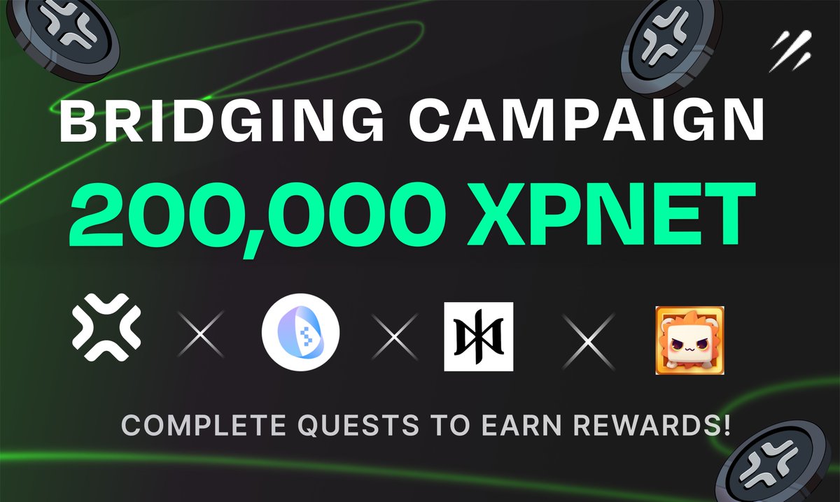 🚀 Exciting news! 

🧧 We are pleased to announce the launch of our Bridging campaign in collaboration with <a href="/Savingdao/">Saving DAO</a> &amp; <a href="/masterpopgame/">MasterPop 🟦</a>  and <a href="/Kalp_Official/">Kalp</a> 

🎁 200,000 $xpnet token rewards

🔗 Participate here: app.galxe.com/quest/xpnet/GC…

Complete quests and earn rewards. Don't