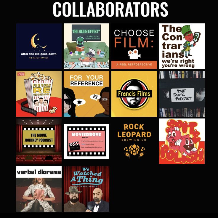 Huge shoutout and big love to all those who have collaborated with us in the past‼️

🎉Check out all their episodes right here:
filmbusterspod.co.uk/collaborators