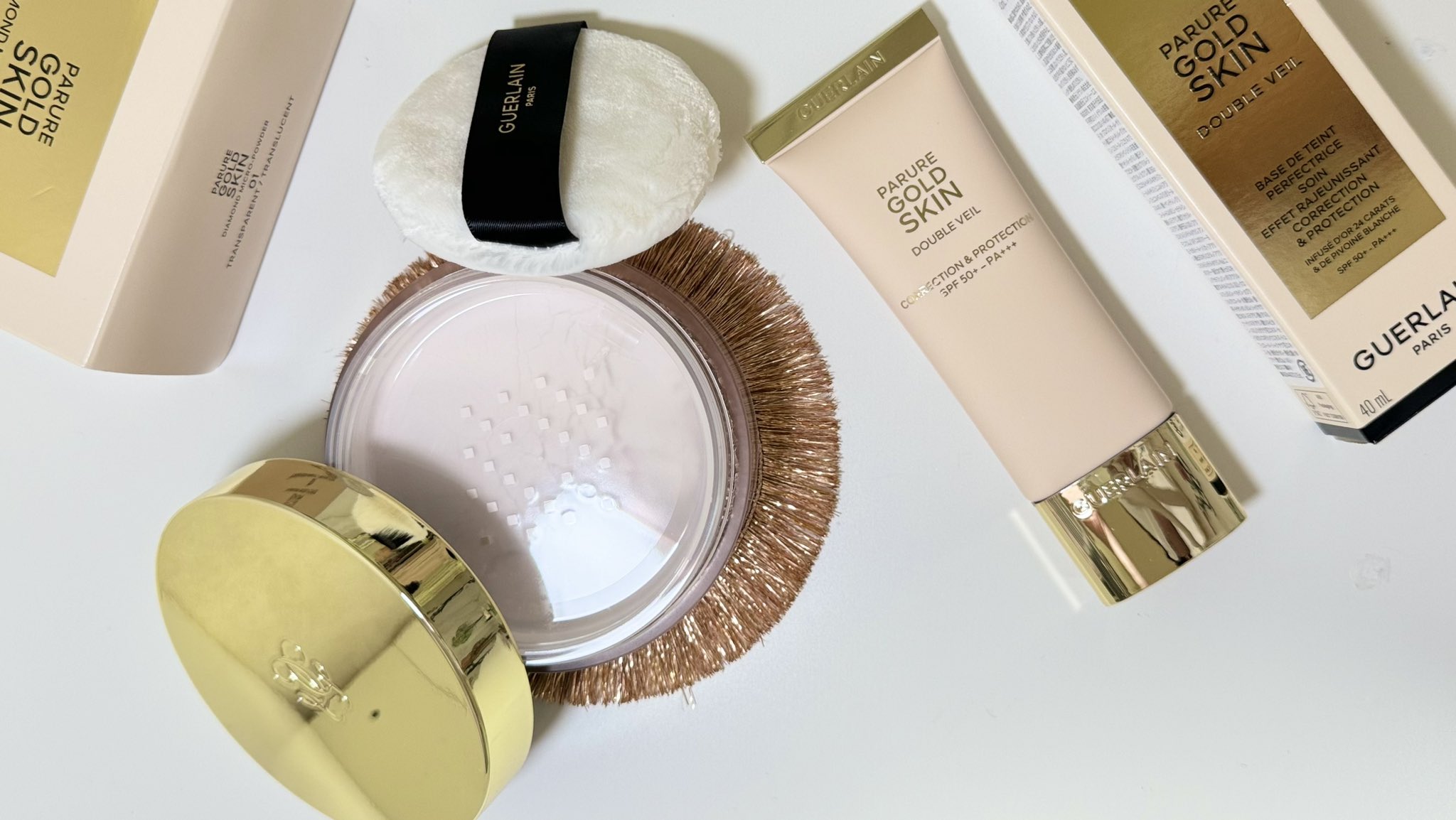GUERLAIN フェイスパウダー ゴールドスキン セット ゲランから24K配合