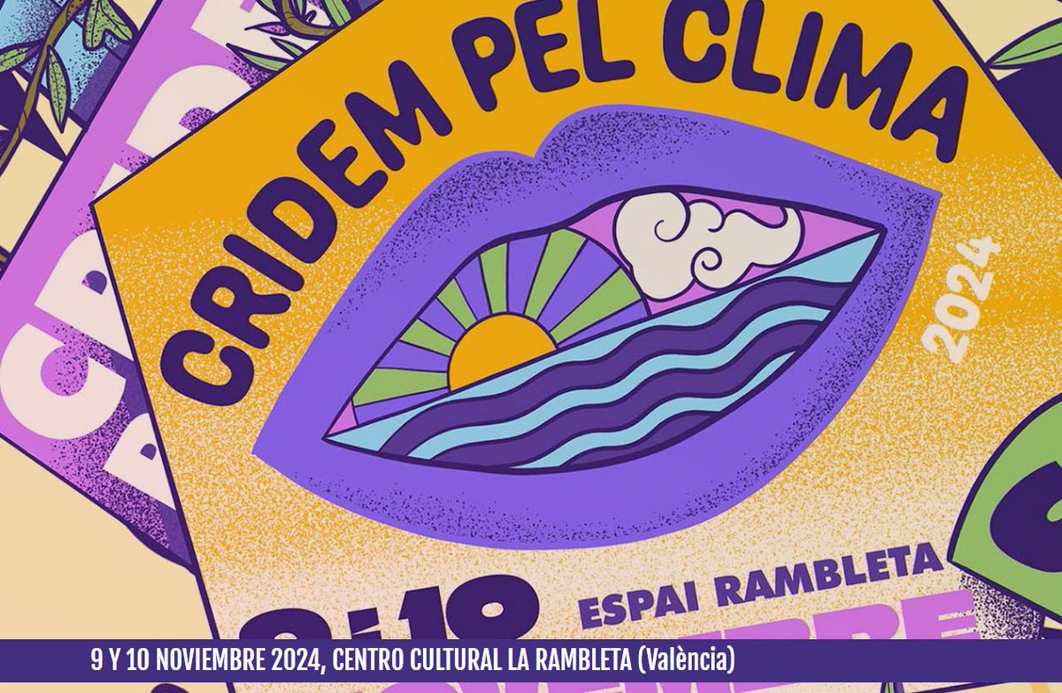 GVA_CEACV's tweet photo. Ja podem anunciar que estarem en el festival @CridemPelClima acostant al públic participant part de la nostra oferta d'educació ambiental. Gràcies a l'equip de @tornemsos per la invitació
https://t.co/cKt0L3m1oX https://t.co/aGTEIJkYkc
