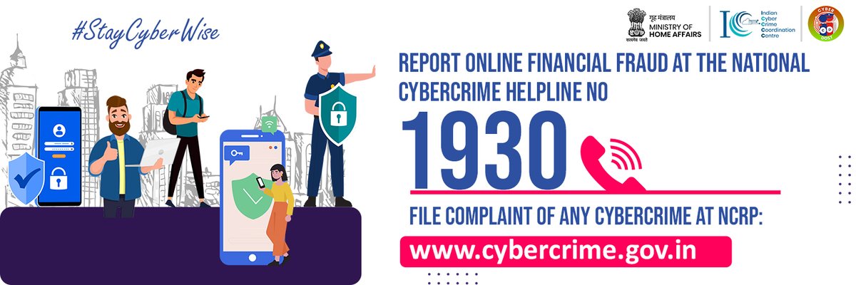 Nagpadaps's tweet photo. cyber fraud helpline no 1930 https://t.co/ZprpWPEk0U