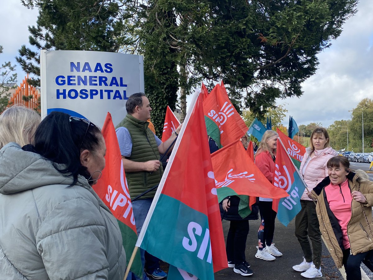 SIPTU Health (@siptuhealth) on Twitter photo Now: <a href="/SIPTU/">SIPTU</a> members along with <a href="/INMO_IRL/">Irish Nurses & Midwives Organisation</a> , <a href="/forsa_union_ie/">Fórsa trade union</a> and <a href="/MedLabAssoc/">MLSA</a> , are preparing to protest for safe staffing for all grades in our health service in Naas.
It’s time for #SafeStaffingForAll!
#StaffOurServices Now: <a href="/SIPTU/">SIPTU</a> members along with <a href="/INMO_IRL/">Irish Nurses & Midwives Organisation</a> , <a href="/forsa_union_ie/">Fórsa trade union</a> and <a href="/MedLabAssoc/">MLSA</a> , are preparing to protest for safe staffing for all grades in our health service in Naas.
It’s time for #SafeStaffingForAll!
#StaffOurServices