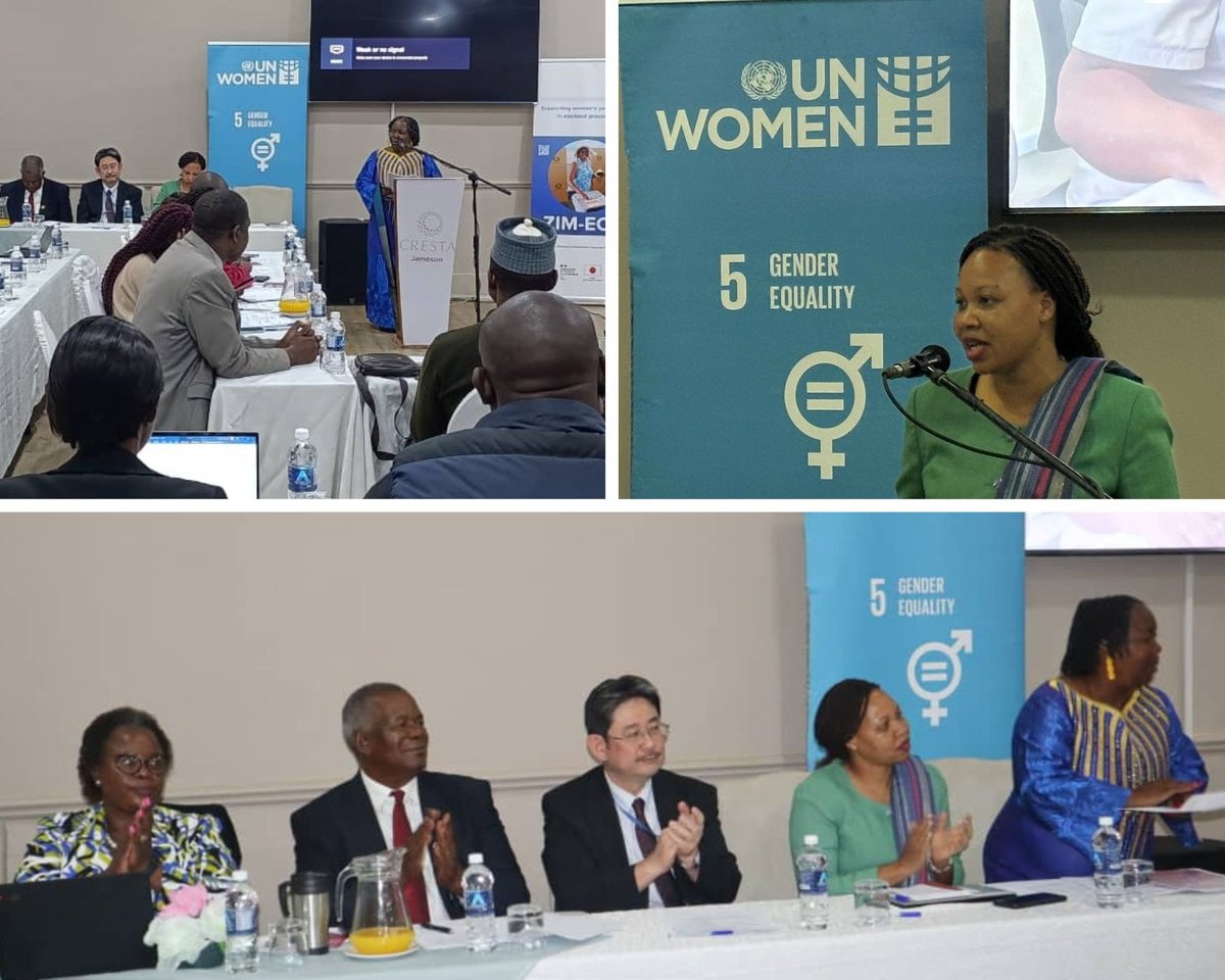 unwomenzw's tweet photo. @UN_Women is committed to supporting women’s participation in leadership &amp; politics. We are excited to support the launch of the ZGC’s 2023 Elections Observatory Report, which focuses on women’s participation in elections &amp; gives recommendations for gender-responsive governance. https://t.co/dhYww01xxp