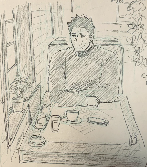 🔥さん、昔ながらの行きつけの喫茶店とかあって欲しい。コーヒーではなくココアを1杯飲んで欲しい。 