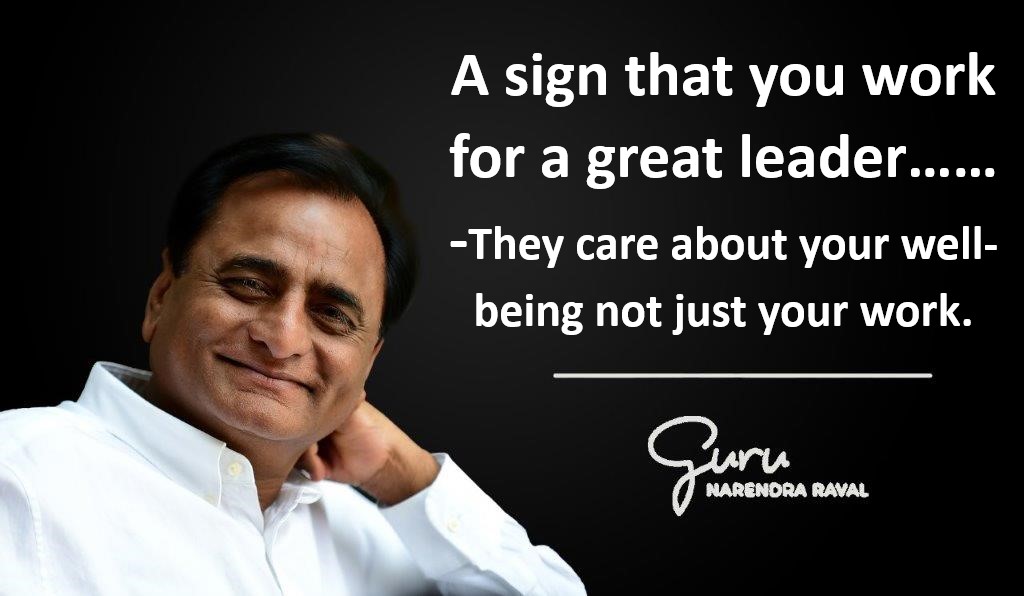 They check -in on you regularly.  They take the time to ensure you are doing well and offer support when you are facing challenges.