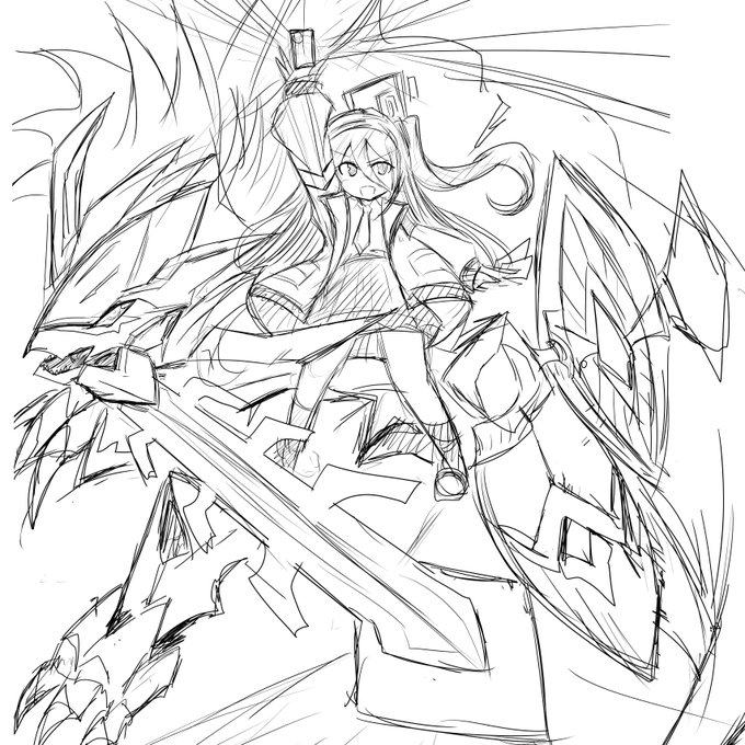 アリス描いてる 