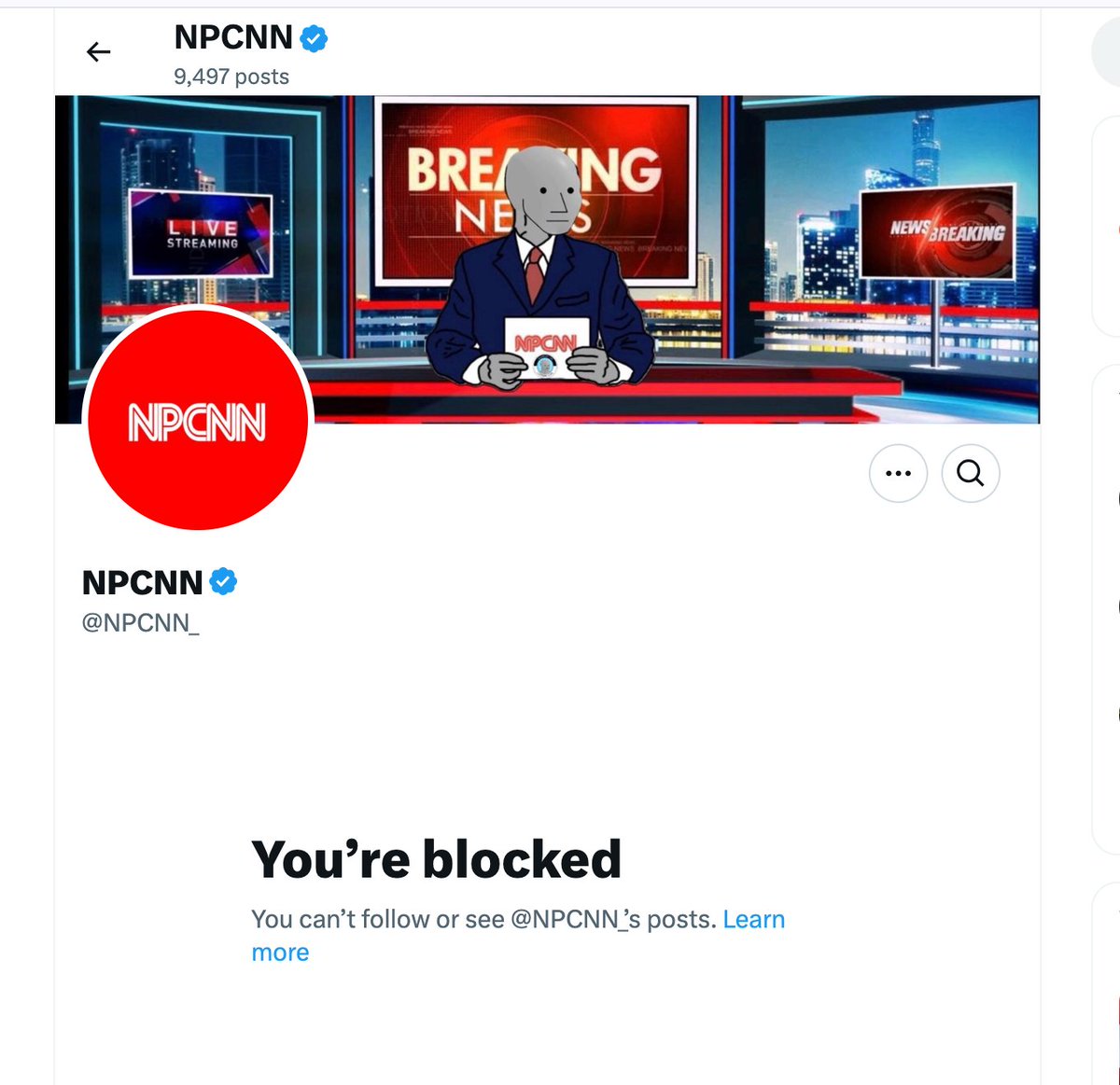 0xNPCNFT's tweet photo. AND THERE WE GO FOLKS!

The fragile nature of these fake NPCs is STUNNING. They know what the truth is and are now actively trying to censor it.

@NPCNN_ https://t.co/eAVBxBN49f