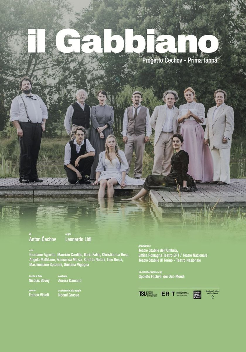 teatrostabileum's tweet photo. Progetto #Čechov a #Perugia! 
Uno speciale appuntamento dedicato al drammaturgo russo con i tre spettacoli diretti da Leonardo Lidi: 𝗜𝗹 𝗴𝗮𝗯𝗯𝗶𝗮𝗻𝗼, 𝗭𝗶𝗼 𝗩𝗮𝗻𝗷𝗮 e 𝗜𝗹 𝗴𝗶𝗮𝗿𝗱𝗶𝗻𝗼 𝗱𝗲𝗶 𝗰𝗶𝗹𝗶𝗲𝗴𝗶.
info: https://t.co/sCQGCDPMJw https://t.co/ccEoxla0Jv