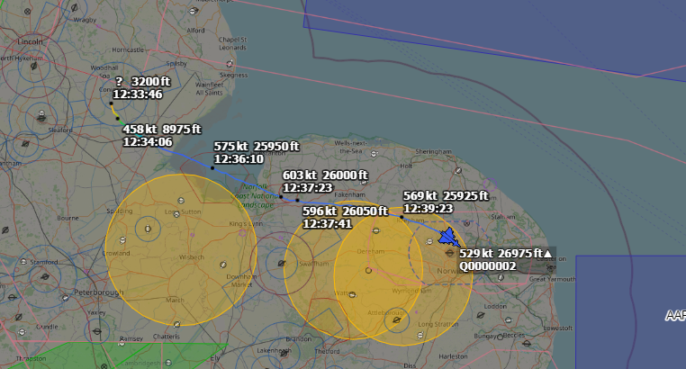 Andyyyyrrrr's tweet photo. 12:38 RIGID 11 flt x2(?) RAF Eurofighter Typhoon's
Catapulting out of RAF Coningsby on a #QRA (likely sortie?). Unsure as to what the aircraft involved is yet.
Working QRA on 270.150
#Q0000001 #Q0000002 https://t.co/6lwUqMTv5o