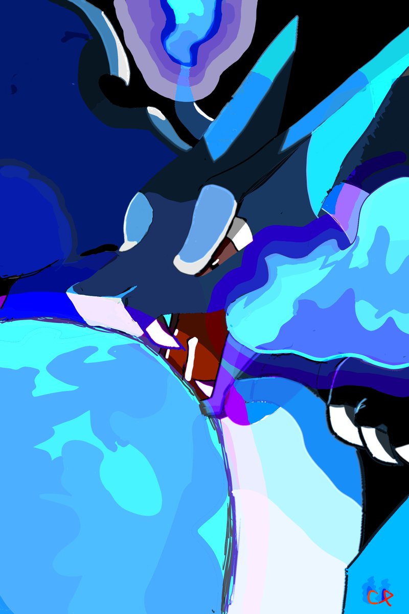 chibist's tweet photo. #ポケモンイラスト 
初デジタルでリザードン描きました！ https://t.co/1agYEjrq1F