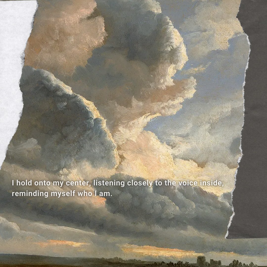 PositiveV247's tweet photo. When chaos rushes in, I search for peace within it.
I hold onto my center, listening closely to the voice inside, reminding myself who I am.
In a world that trembles, my inner calm keeps me steady.
#InnerPeace #SelfReminder #CalmAmidChaos #FindingMyself #CenteredMind #PowerOfCalm #SelfReflection #UnshakenSelf #InnerBalance #PeaceInLife
