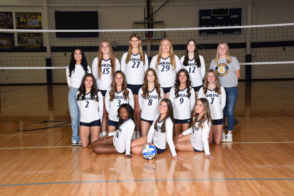 ShrineSports's tweet photo. Senior Knight! Good luck to Shrine Volleyball 🏐 as they host Father Gabriel Richard with JV at 5:30 and Varsity at 6:30 pm. Purchase tickets at https://t.co/brpQNgsVvZ Let’s Go Knights! @Shrine_Schools @spiritbone_25 @ShrineDads #ChampionshipCulture #ShrinePride https://t.co/iZlhjkWTe5